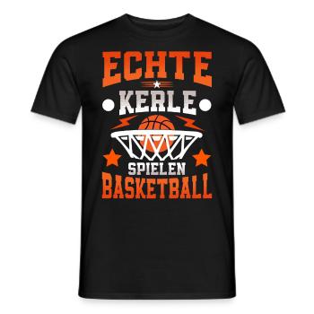 Basketball Basketballer - Männer T-Shirt - Schwarz - Vorne - AI Model Male 178 light (178cm)
