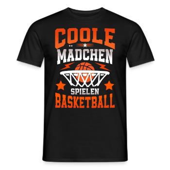 Basketball Basketballerin Frauen Basketball - Männer T-Shirt - Schwarz - Vorne - AI Model Male 178 light (178cm)