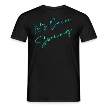 Swing - Men's T-Shirt - black - Front - AI Model Male 178 light (178cm)