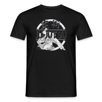 Ju Jutsu Ju Jitsu Martial Arts - Men's T-Shirt - black - Front - AI Model Male 178 light (178cm)