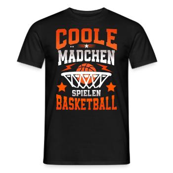 Basketball Basketballerin Frauen Basketball - Männer T-Shirt - Schwarz - Vorne - AI Model Male 178 light (178cm)