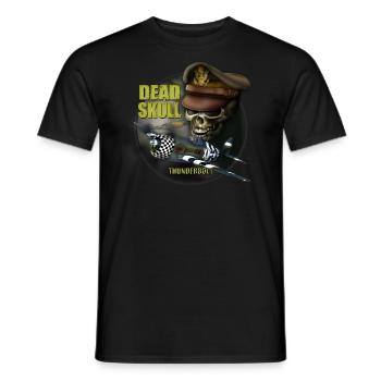 P47 Thunderbolt Crâne mort - T-shirt homme - noir - Devant - AI Model Male 178 light (178cm)