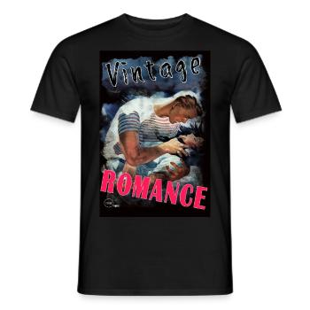 VINTAGE ROMANCE 1 von Yume Origins - Männer T-Shirt - Schwarz - Vorne - AI Model Male 178 light (178cm)