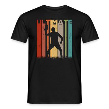 Ultimate Frisbee Frolf Disc Golf Flying Disc Sport - T-shirt homme - noir - Devant - AI Model Male 178 light (178cm)