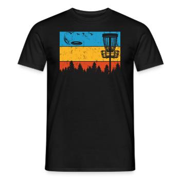 Ultimate Frisbee Frolf Disc Golf Flying Disc Sport - T-shirt homme - noir - Devant - AI Model Male 178 light (178cm)