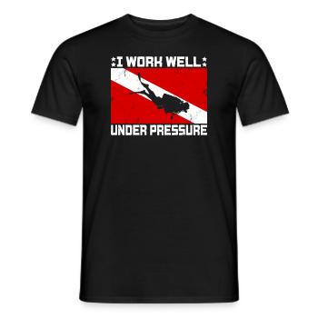 Dive Master Rescue Diver Tauchlehrer - Männer T-Shirt - Schwarz - Vorne - AI Model Male 178 light (178cm)
