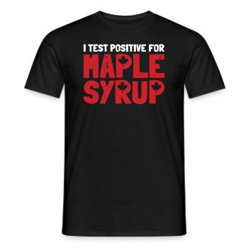 Maple Syrup Maple Tree Sap Tapping Sugaring Tapper - Men's T-Shirt - black - Front - AI Model Male 178 light (178cm)