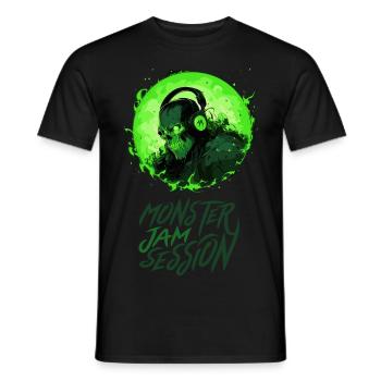 Pour les mélomanes - Monster Jam Session - T-shirt homme - noir - Devant - AI Model Male 178 light (178cm)