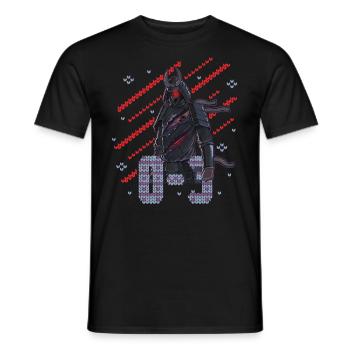 G2 Esports Samurai 0-3 Ugly Christmas Design - T-shirt homme - noir - Devant - AI Model Male 178 light (178cm)