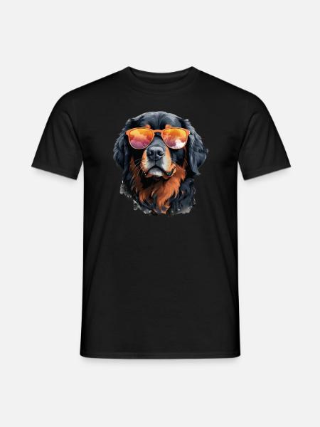 Berner Sennenhund Cool - Berner Sennenhund - Männer T-Shirt - Schwarz