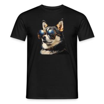 Alaskan Clover Kai Cool - Alaskan Clover Kai - Men's T-Shirt - black - Front - AI Model Male 178 light (178cm)