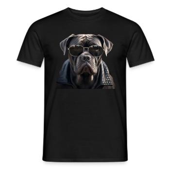 Cane Corso Cool - Cane Corso Dog - Men's T-Shirt - black - Front - AI Model Male 178 light (178cm)