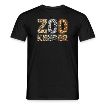 Zookeeper Costume African Animal Safari Zoo Keeper - Men's T-Shirt - black - Front - AI Model Male 178 light (178cm)