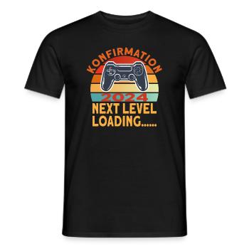 Konfirmation 2024 Konfirmand - Männer T-Shirt - Schwarz - Vorne - AI Model Male 178 light (178cm)