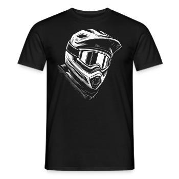 VTT de descente VTT Motocross - T-shirt homme - noir - Devant - AI Model Male 178 light (178cm)