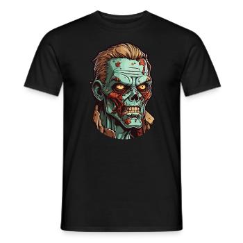 Zombi - T-shirt homme - noir - Devant - AI Model Male 178 light (178cm)