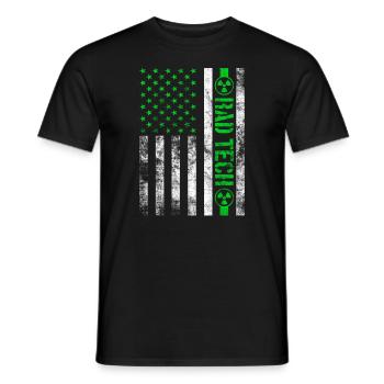 Département de radiologie Radiologue Joke Radiographie - T-shirt homme - noir - Devant - AI Model Male 178 light (178cm)