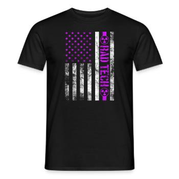 Radiology Department Radiologist Joke Radiography - Men's T-Shirt - black - Front - AI Model Male 178 light (178cm)