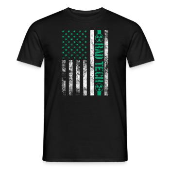 Département de radiologie Radiologue Joke Radiographie - T-shirt homme - noir - Devant - AI Model Male 178 light (178cm)