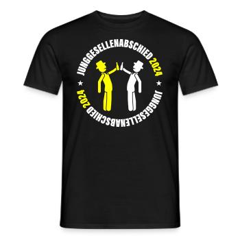 Junggesellenabschied 2024 - Männer T-Shirt - Schwarz - Vorne - AI Model Male 178 light (178cm)