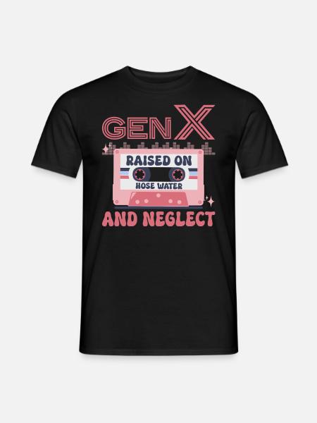 Generation X Humor - Men's T-Shirt - black