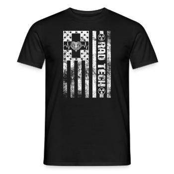 Abteilung für Radiologie Medizinische Bildgebung Witz Rad Tech - Männer T-Shirt - Schwarz - Vorne - AI Model Male 178 light (178cm)