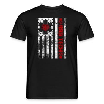 Radiology Department Medical Imaging Joke Rad Tech - Men's T-Shirt - black - Front - AI Model Male 178 light (178cm)