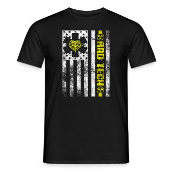 Abteilung für Radiologie Medizinische Bildgebung Witz Rad Tech - Männer T-Shirt - Schwarz - Vorne - AI Model Male 178 light (178cm)
