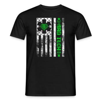 Abteilung für Radiologie Medizinische Bildgebung Witz Rad Tech - Männer T-Shirt - Schwarz - Vorne - AI Model Male 178 light (178cm)