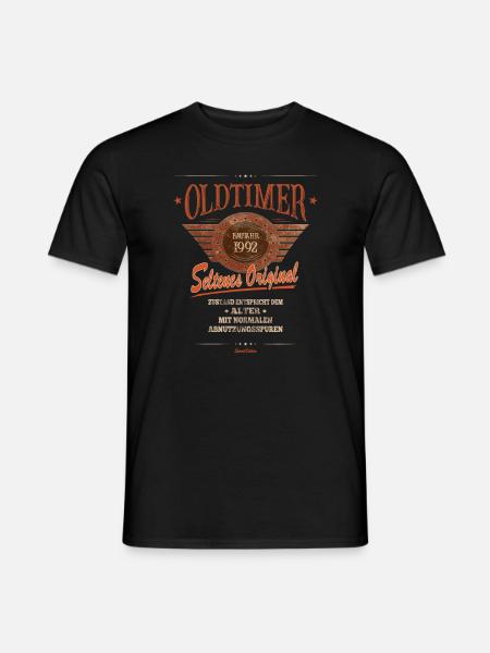 Zustand entspricht Alter, Baujahr 1992 - Männer T-Shirt - Schwarz