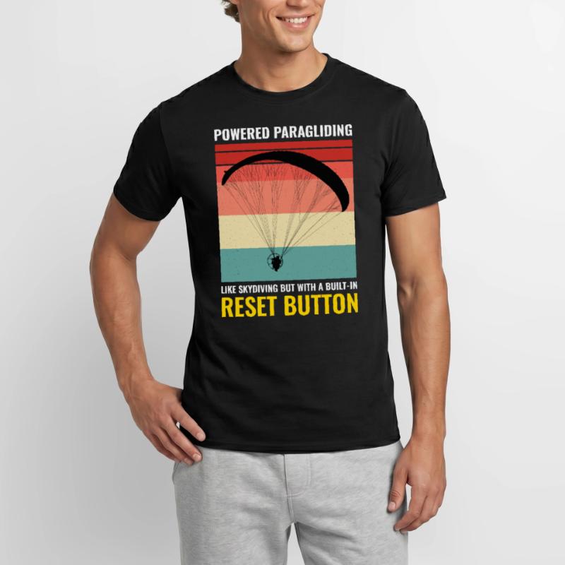 Paramotor Pilot Paramotoring Powered Paraglider Men's T-Shirt