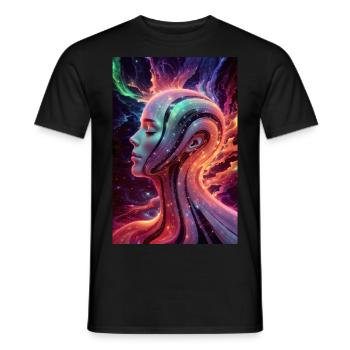Android 07 - Männer T-Shirt - Schwarz - Vorne - AI Model Male 178 light (178cm)