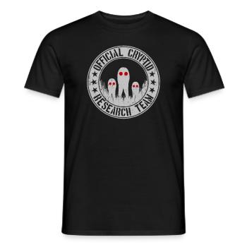 Kryptiden-Forschungsteam Außerirdische Fresno Nightcrawlers - Männer T-Shirt - Schwarz - Vorne - AI Model Male 178 light (178cm)