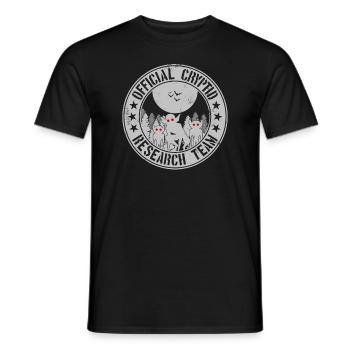 Kryptid Forschungsteam Außerirdische Hopkinsville Goblins - Männer T-Shirt - Schwarz - Vorne - AI Model Male 178 light (178cm)