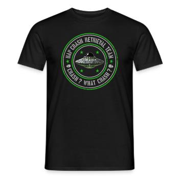 UAP Team zur Bergung von Crashs | Kugeln, UFOs, Außerirdische, UAPs - Männer T-Shirt - Schwarz - Vorne - AI Model Male 178 light (178cm)