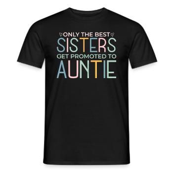 Promu à la tante - T-shirt homme - noir - Devant - AI Model Male 178 light (178cm)