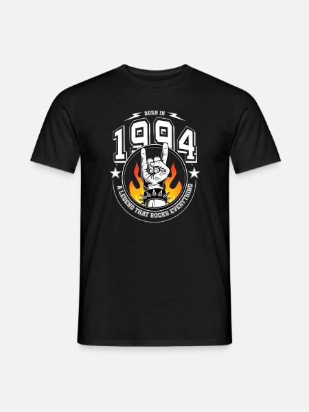 1994 Birthday, rocks everything - Men's T-Shirt - black