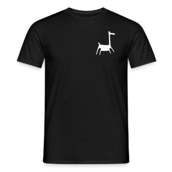 Nazca Lines | Ancient Astronaut Peru Geoglyphs - Men's T-Shirt - black - Front - AI Model Male 178 light (178cm)