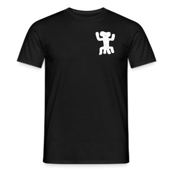 Nazca Lines | Ancient Astronaut Peru Geoglyphs - Men's T-Shirt - black - Front - AI Model Male 178 light (178cm)