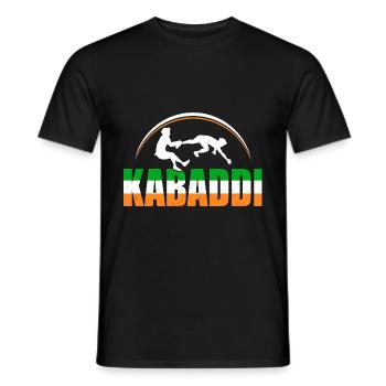Gift for Kabaddi Lovers - Men's T-Shirt - black - Front - AI Model Male 178 light (178cm)