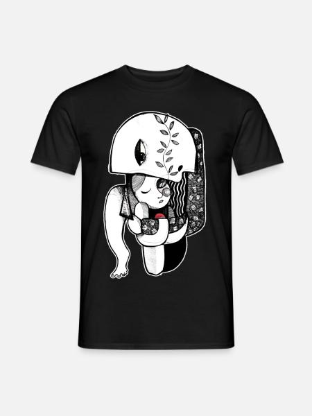 son of the moon - Men's T-Shirt - black