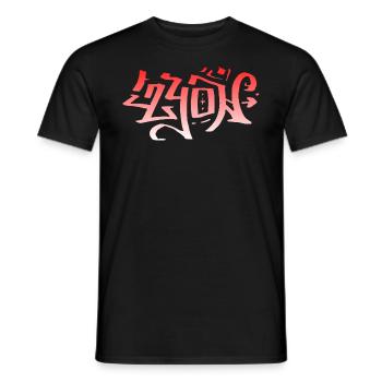 Lyon Grafitti - Men's T-Shirt - black - Front - AI Model Male 178 light (178cm)