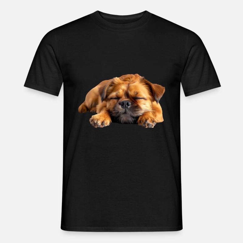 Brussels Griffon - Männer T-Shirt - Schwarz