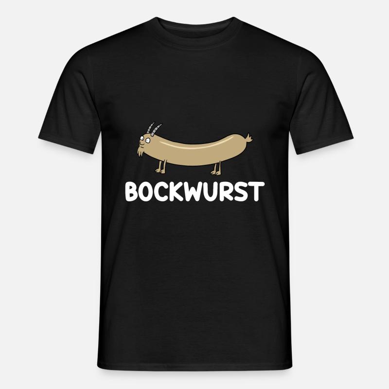 Bockwurst - Männer T-Shirt - Schwarz