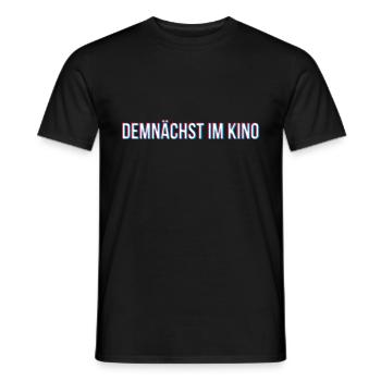 Demnächst im Kino - Männer T-Shirt - Schwarz - Vorne - AI Model Male 178 light (178cm)