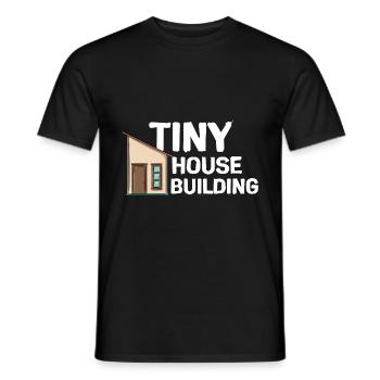 Tiny House - Männer T-Shirt - Schwarz - Vorne - AI Model Male 178 light (178cm)