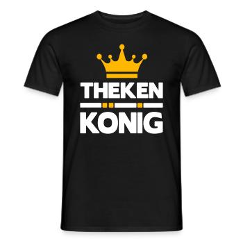 Bier Biertrinker lustig Party saufen - Männer T-Shirt - Schwarz - Vorne - AI Model Male 178 light (178cm)