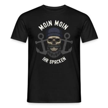 Moin Moin votre emballage - T-shirt homme - noir - Devant - AI Model Male 178 light (178cm)