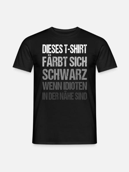 Sarkasmus Spruch Sprüche - Männer T-Shirt - Schwarz
