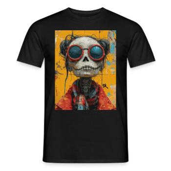 The Woman - Skull, Totenkopf, Pentagramm - Männer T-Shirt - Schwarz - Vorne - AI Model Male 178 light (178cm)